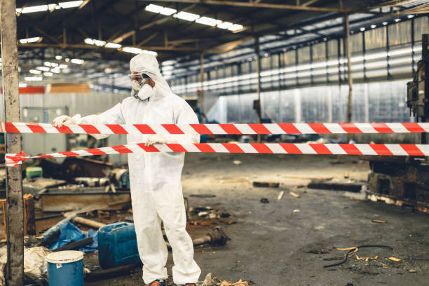 Professional Trauma Scene Cleanup technician working in Ansley, NE